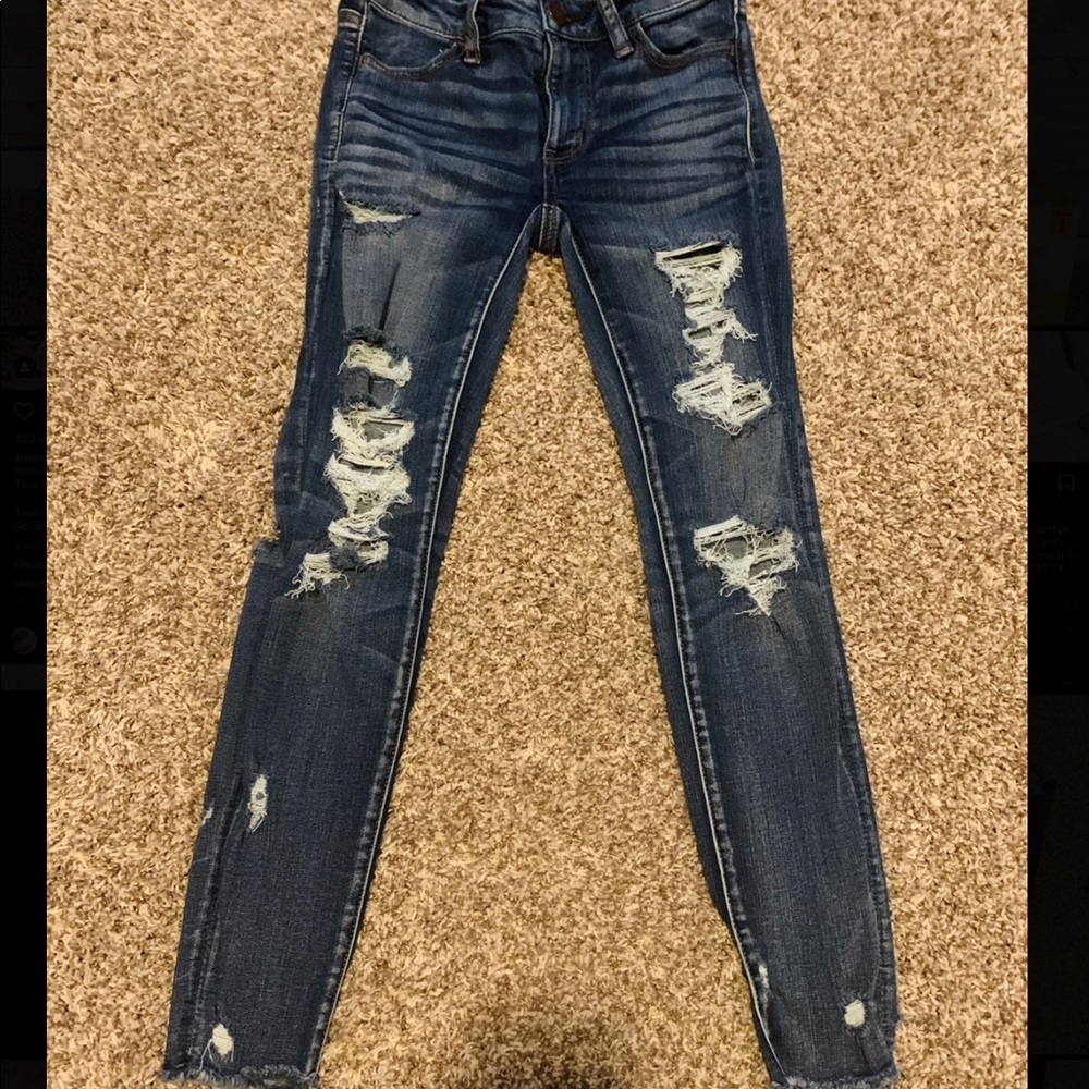 American Eagle Skinny Jeans Size 0